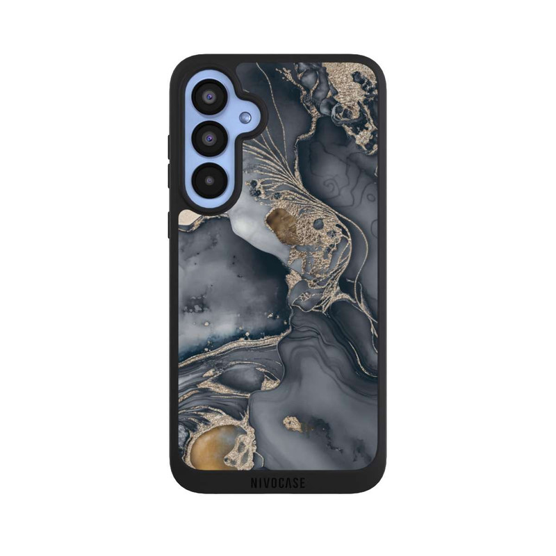 Galaxy A55 5G NIVOpure Alcohol Ink Gold Grey