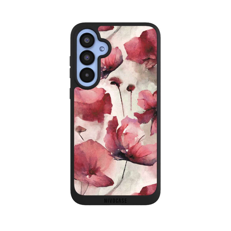 Galaxy A55 5G NIVOpure Wilde Mohnblumen