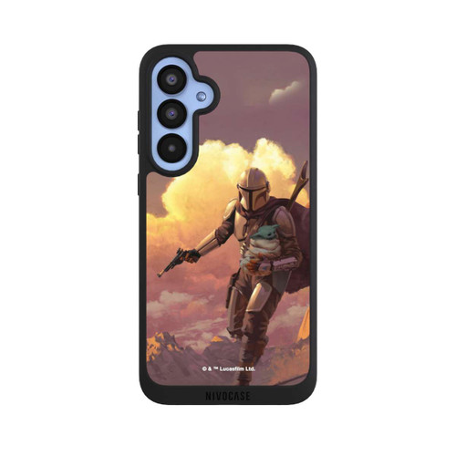 Samsung Galaxy A55 5G NIVOpure Der Mandalorianer und Grogu Sonnenguntergang Wolken