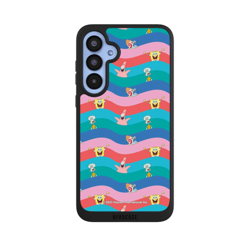Galaxy A55 5G NIVOpure Spongebob Freunde Bunte Wellen