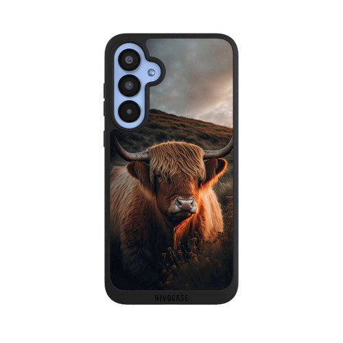 Samsung Galaxy A55 5G NIVOpure Vache Highland avec de grandes cornes avec IA