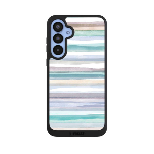 Samsung Galaxy A55 5G NIVOpure Pastellfarbene Streifen Blau