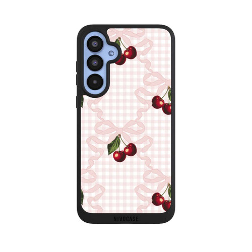 Samsung Galaxy A55 5G NIVOpure Motif cerise rose