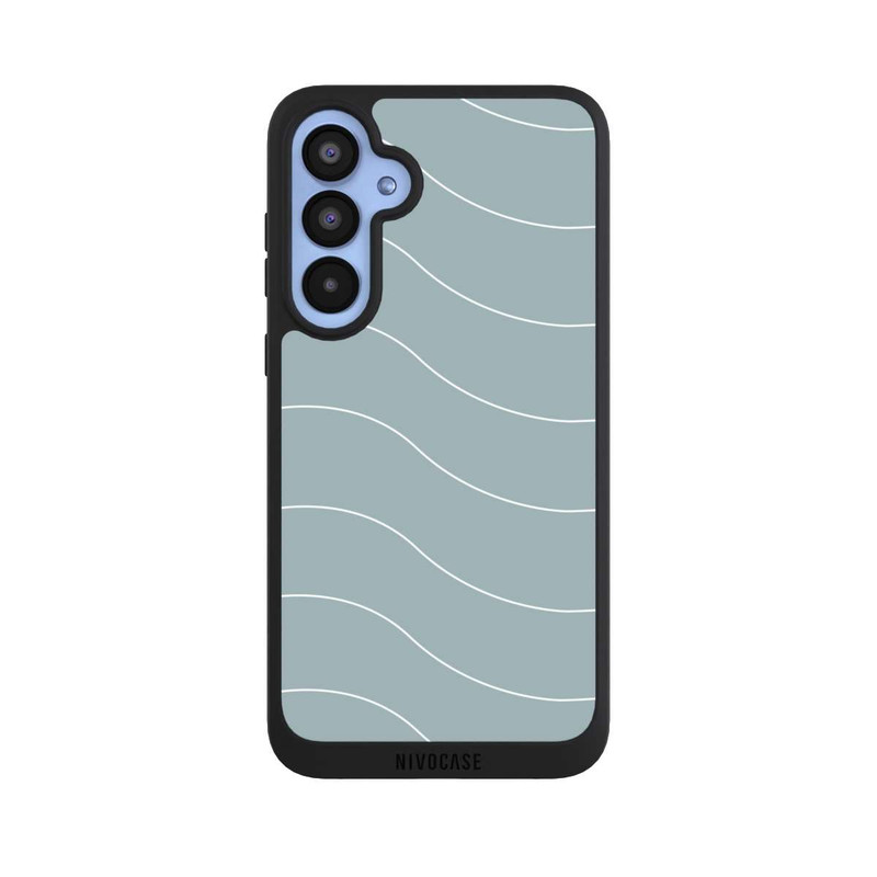 Galaxy A55 5G NIVOpure Trendy Lines White Green