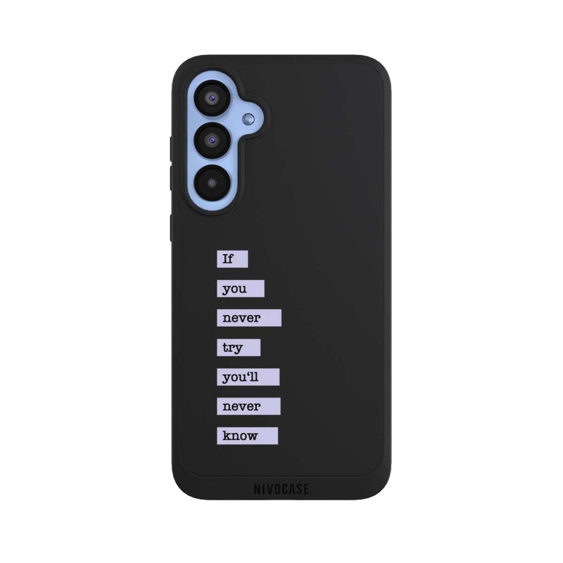 Galaxy A55 5G NIVOpure If You Try Blue Transparent