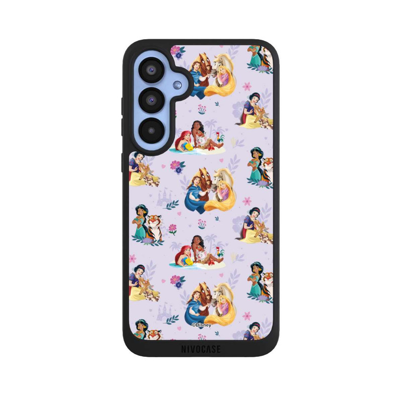 Galaxy A55 5G NIVOpure Princess Floral Pattern Purple