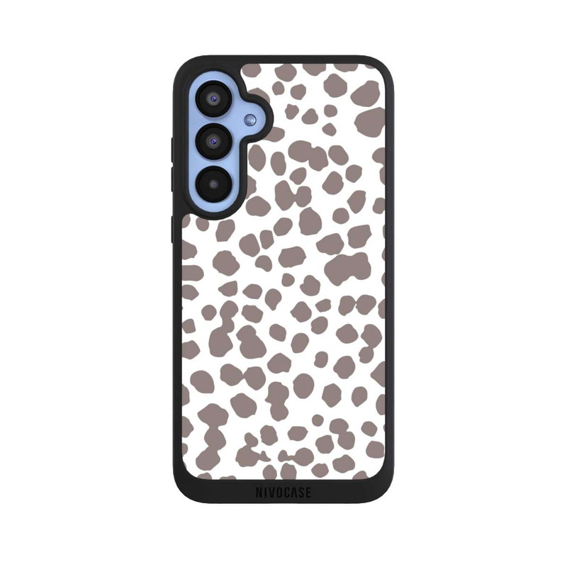 Galaxy A55 5G NIVOpure Gepard Muster Braun Weiß