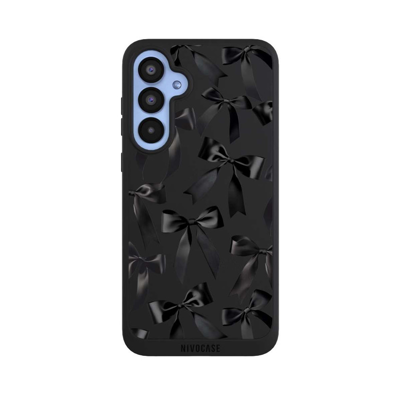 Galaxy A55 5G NIVOpure Schwarze Satinschleifen