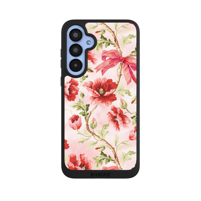Galaxy A55 5G NIVOpure Poppies Pattern Pink