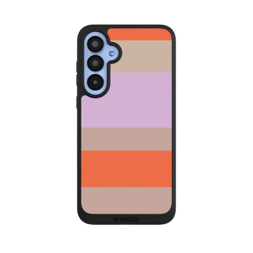 Samsung Galaxy A55 5G NIVOpure Moca Lila Orange Stripes