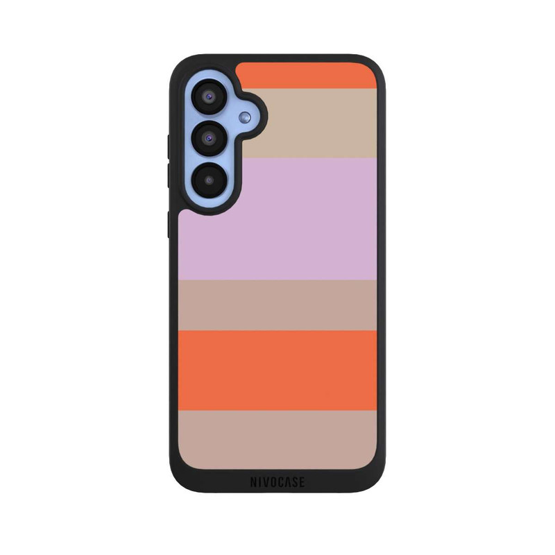 Galaxy A55 5G NIVOpure Moca Lila Orange Stripes