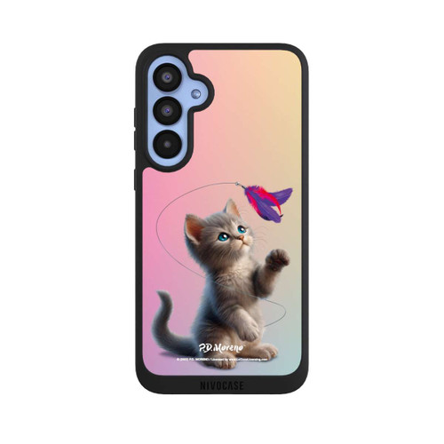 Samsung Galaxy A55 5G NIVOpure Playing Cat with Feather
