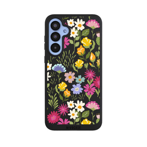 Samsung Galaxy A55 5G NIVOpure Bunte Sommerblumen Transparent