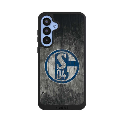 Samsung Galaxy A55 5G NIVOpure Schalke 04 Holz Look