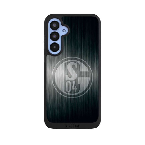 Samsung Galaxy A55 5G NIVOpure Schalke 04 Metall Look