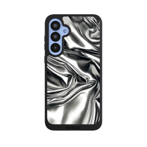 Samsung Galaxy A55 5G NIVOpure Shiny Chrome Silver with AI