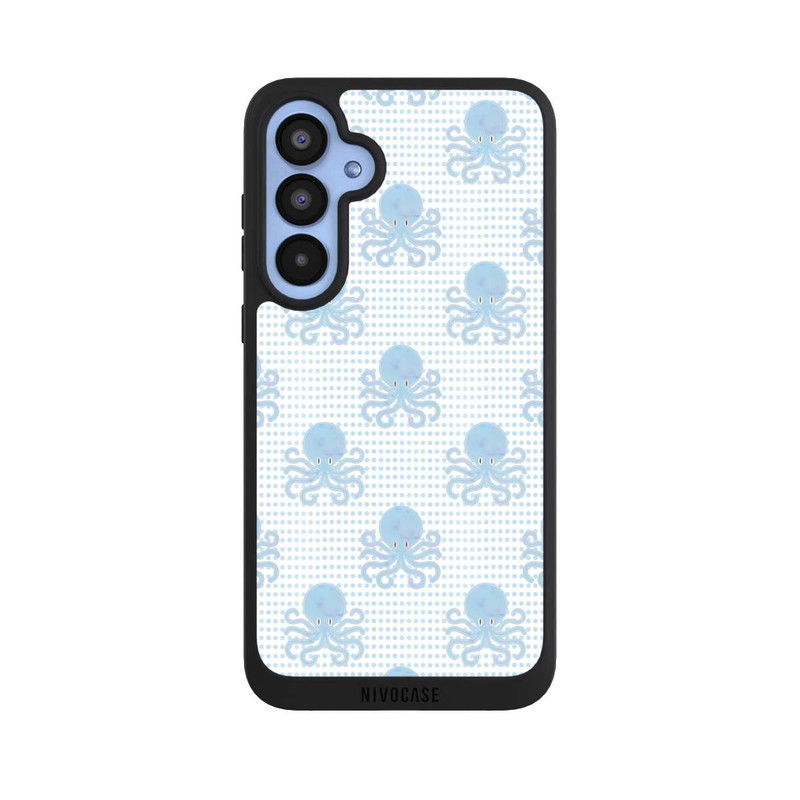 Galaxy A55 5G NIVOpure Blue Watercolor Octopus
