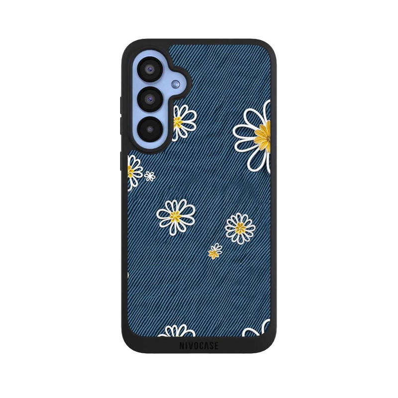 Galaxy A55 5G NIVOpure Jeans Flowers Pattern with AI