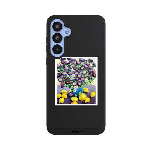 Samsung Galaxy A55 5G NIVOpure Purple Asters and Lemons by Christopher Ryland