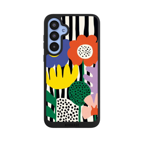 Samsung Galaxy A55 5G NIVOpure Flowers Striped Background