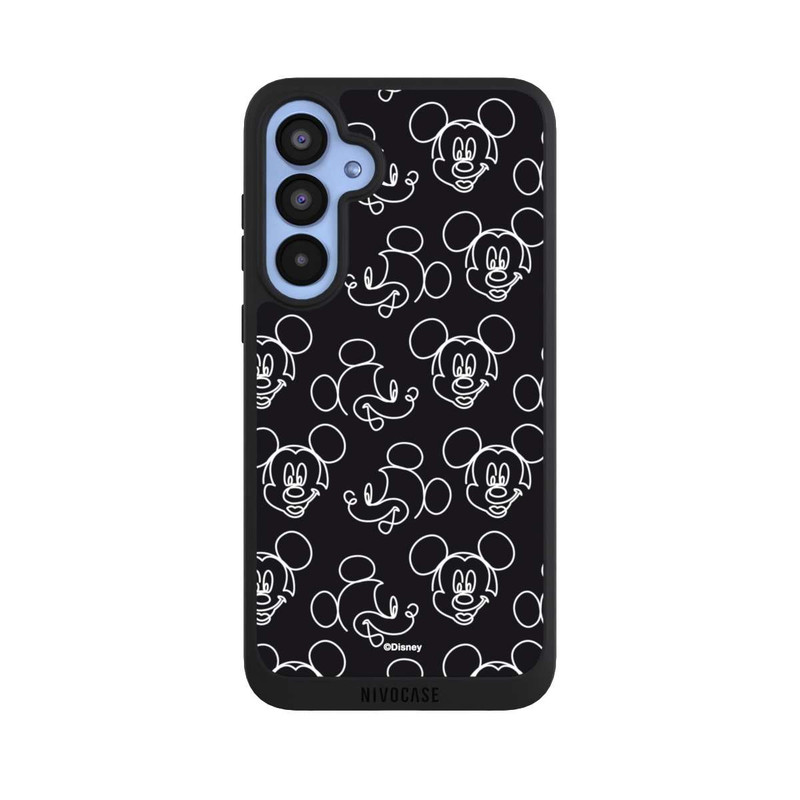 Galaxy A55 5G NIVOpure Disney Mickey Muster Schwarz