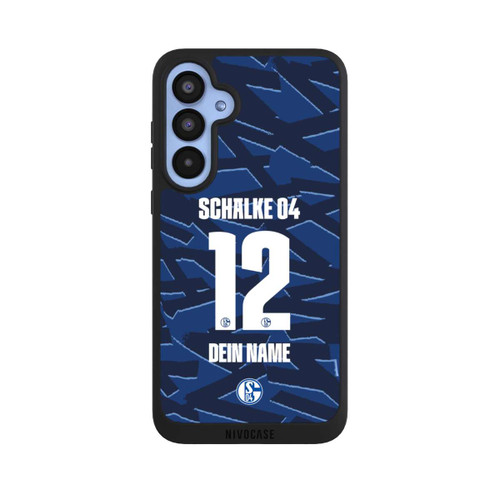 Samsung Galaxy A55 5G NIVOpure Schalke 04 Trikot Personalisierbar 25-26