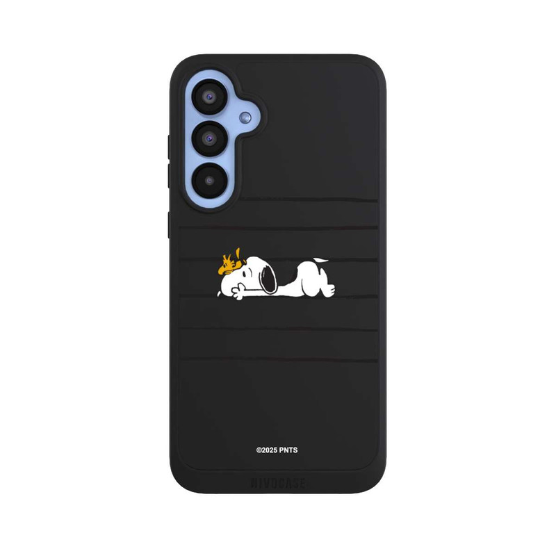 Galaxy A55 5G NIVOpure Snoopy Woodstock Streifen Peanuts Transparent