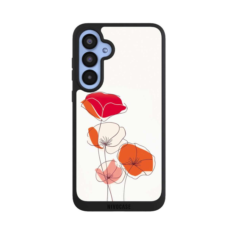 Galaxy A55 5G NIVOpure Mohn Line Art