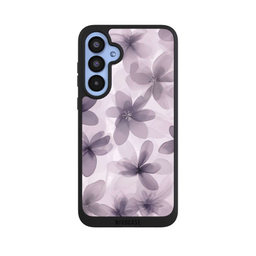 Samsung Galaxy A55 5G NIVOpure Fliederfarbenes Blumenmuster mit KI
