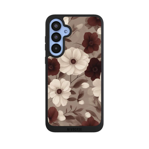 Samsung Galaxy A55 5G NIVOpure Negative Flower Bordeaux White with AI