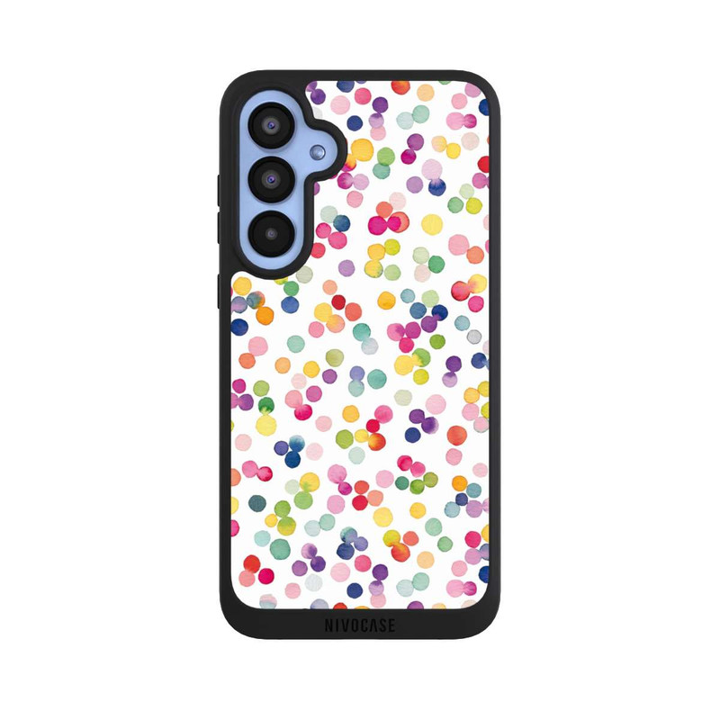 Galaxy A55 5G NIVOpure Watercolour Punkte Bunt