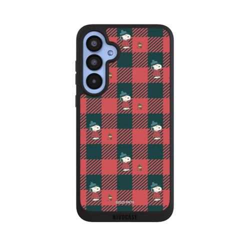 Samsung Galaxy A55 5G NIVOpure Peanuts Red Tartan Pattern