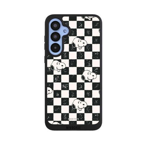Samsung Galaxy A55 5G NIVOpure Snoopy Heads Checked Pattern
