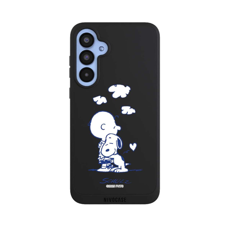 Galaxy A55 5G NIVOpure Peanuts Charlie Brown Snoopy Hug Transparent