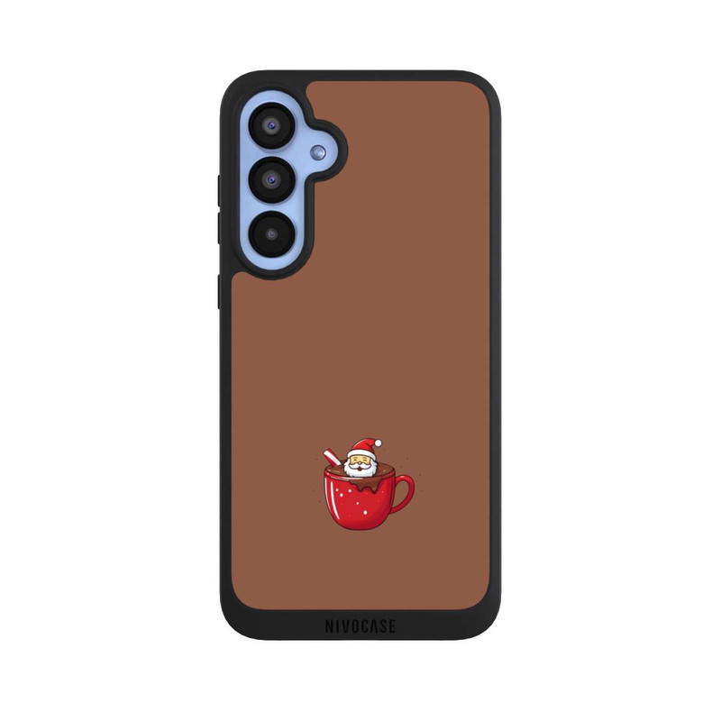Galaxy A55 5G NIVOpure Père Noël en Tasse de Chocolat Chaud