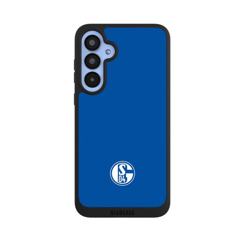 Samsung Galaxy A55 5G NIVOpure FC Schalke 04 Logo Blau