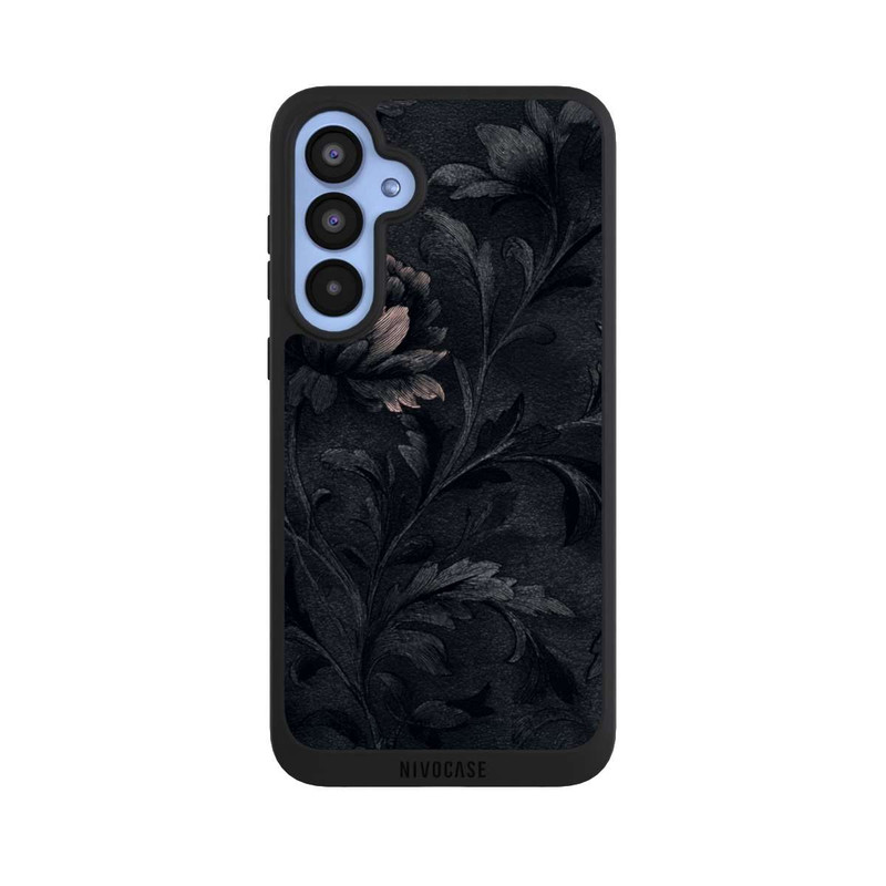 Galaxy A55 5G NIVOpure Flower Pattern Dark Vintage