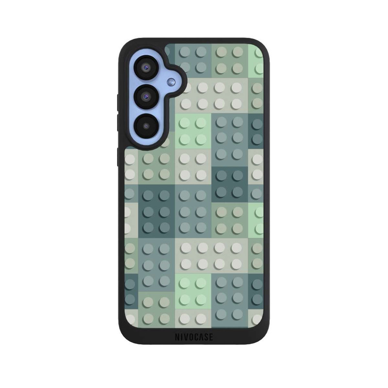 Galaxy A55 5G NIVOpure Grünes Blockmuster