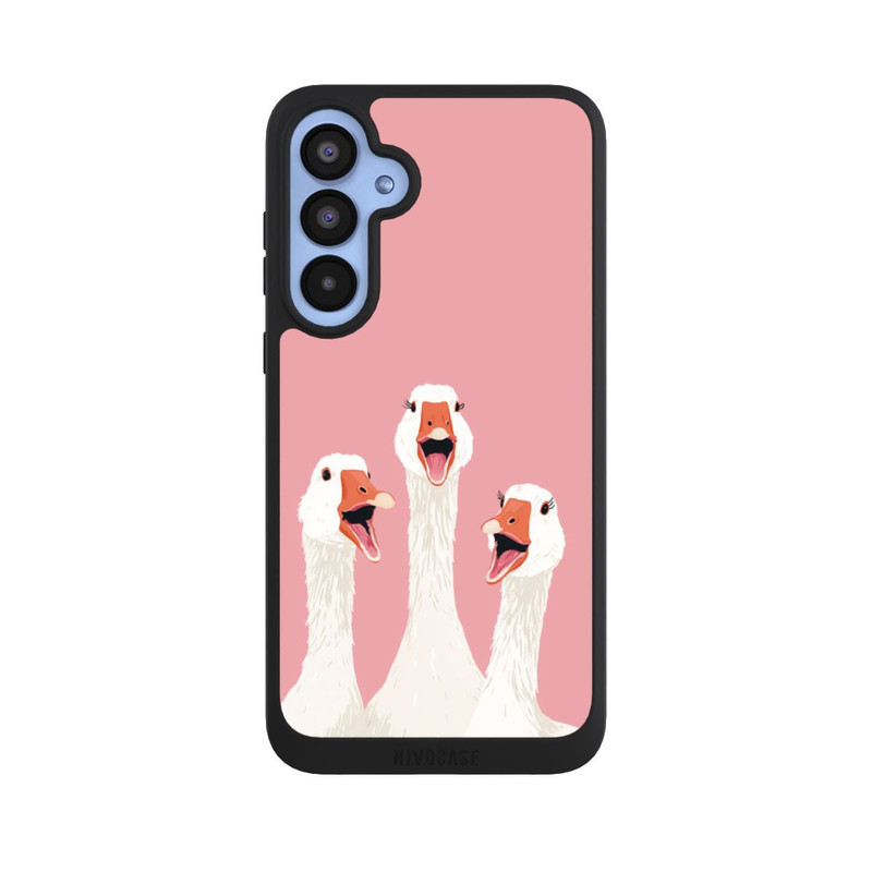Galaxy A55 5G NIVOpure Three Geese Pink with AI