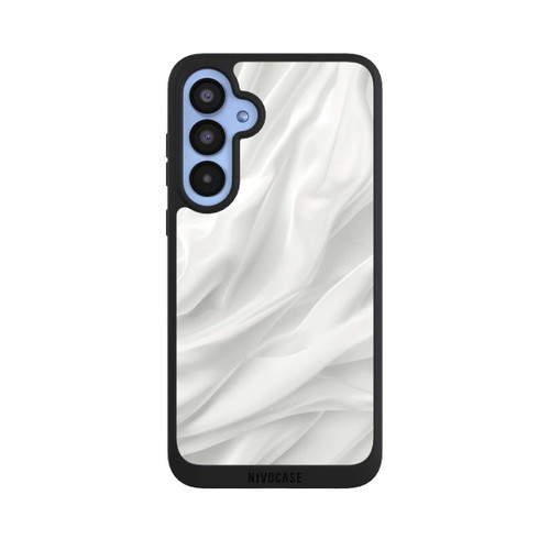 Samsung Galaxy A55 5G NIVOpure Weiße Seidenmatte Textur mit KI