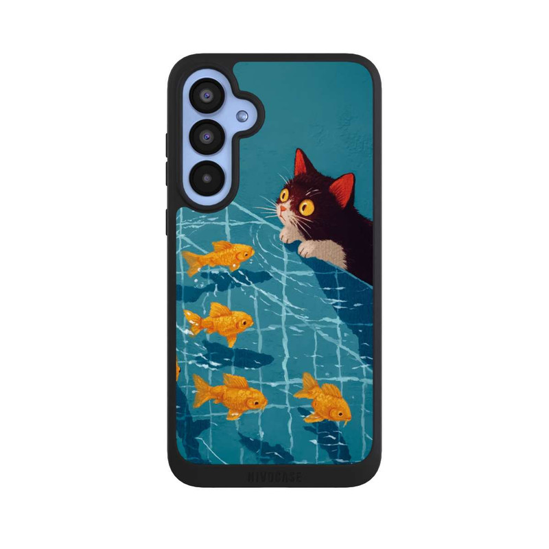 Galaxy A55 5G NIVOpure Die Katze im Pool mit KI
