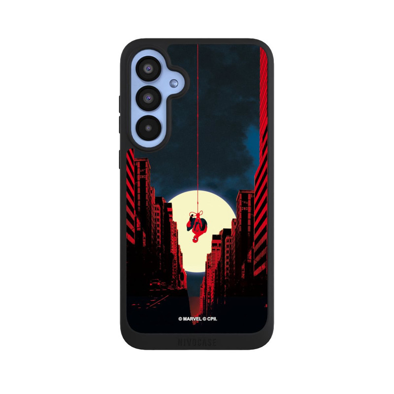 Galaxy A55 5G NIVOpure Spider-Man Marvel between Skyscrapers