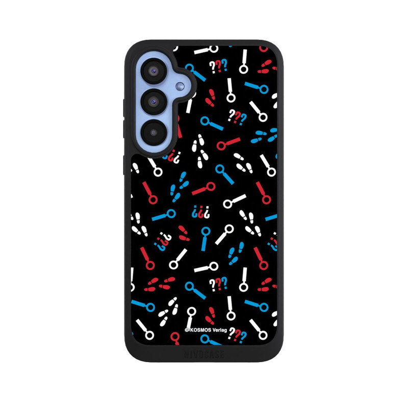 Galaxy A55 5G NIVOpure Drei Fragezeichen Detektiv Muster
