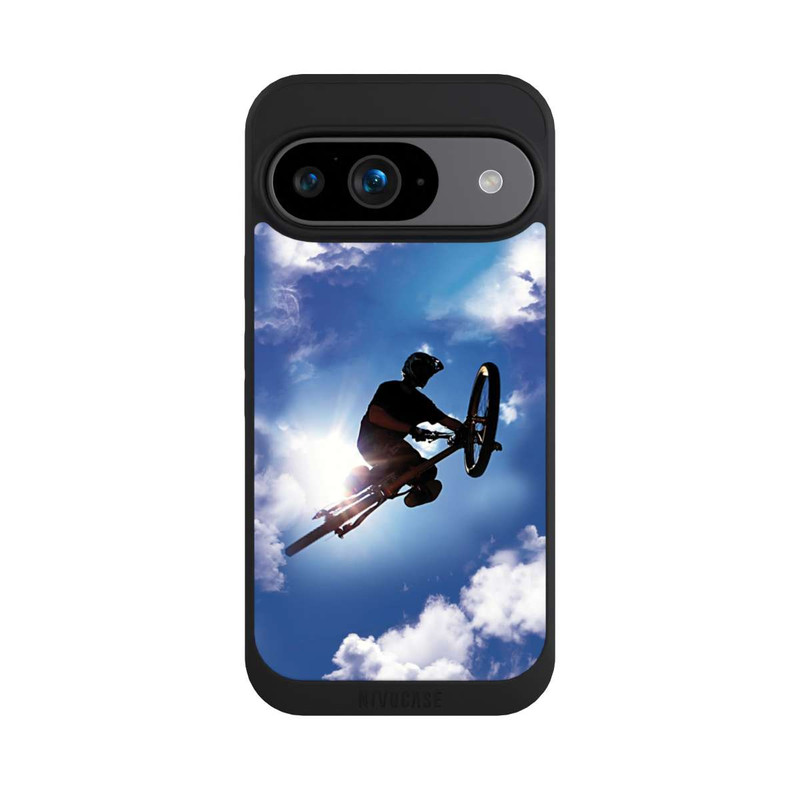 Pixel 9 NIVOpure Flying so High with my Bike in the Sky