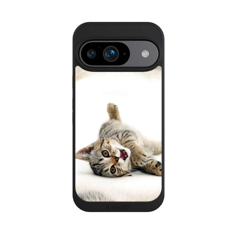 Pixel 9 NIVOpure Cat Rolling around