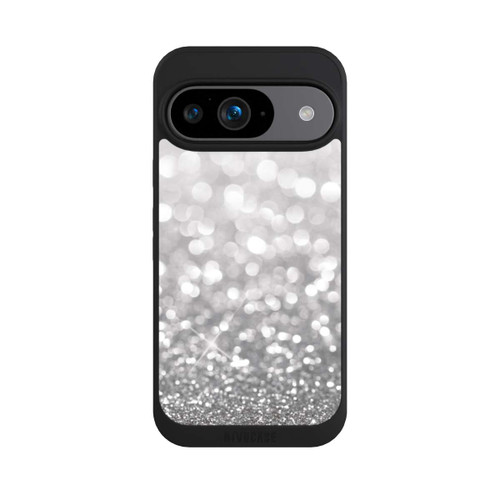Google Pixel 9 NIVOpure Pluie de Paillettes Argentées Look