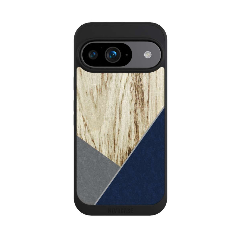 Pixel 9 NIVOpure Bois Graphique Bleu