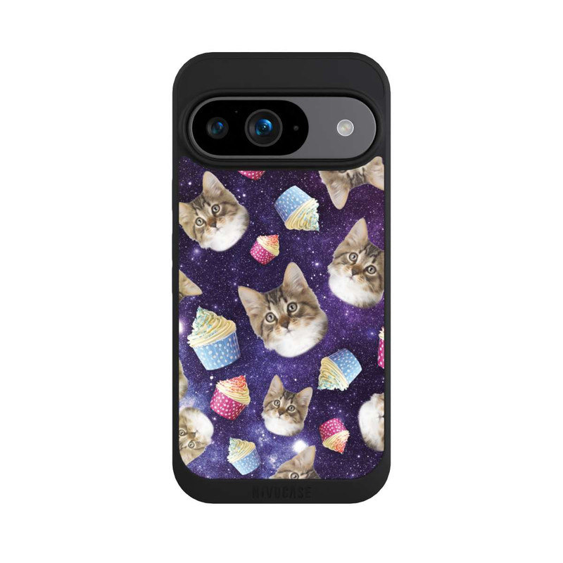 Pixel 9 NIVOpure Crazy Galaxy Space Cats
