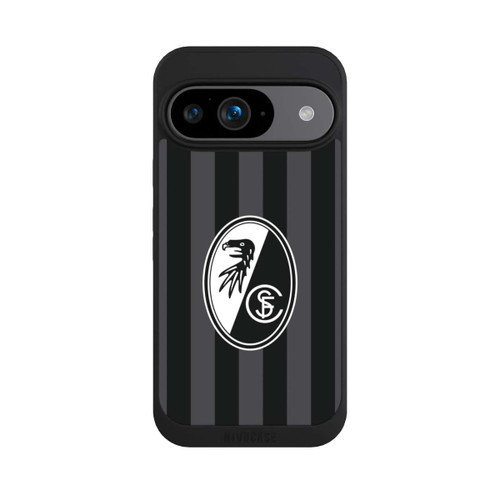 Google Pixel 9 NIVOpure SC Freiburg - Grau Gestreift