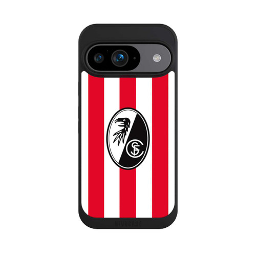 Google Pixel 9 NIVOpure SC Freiburg - Rot Gestreift
